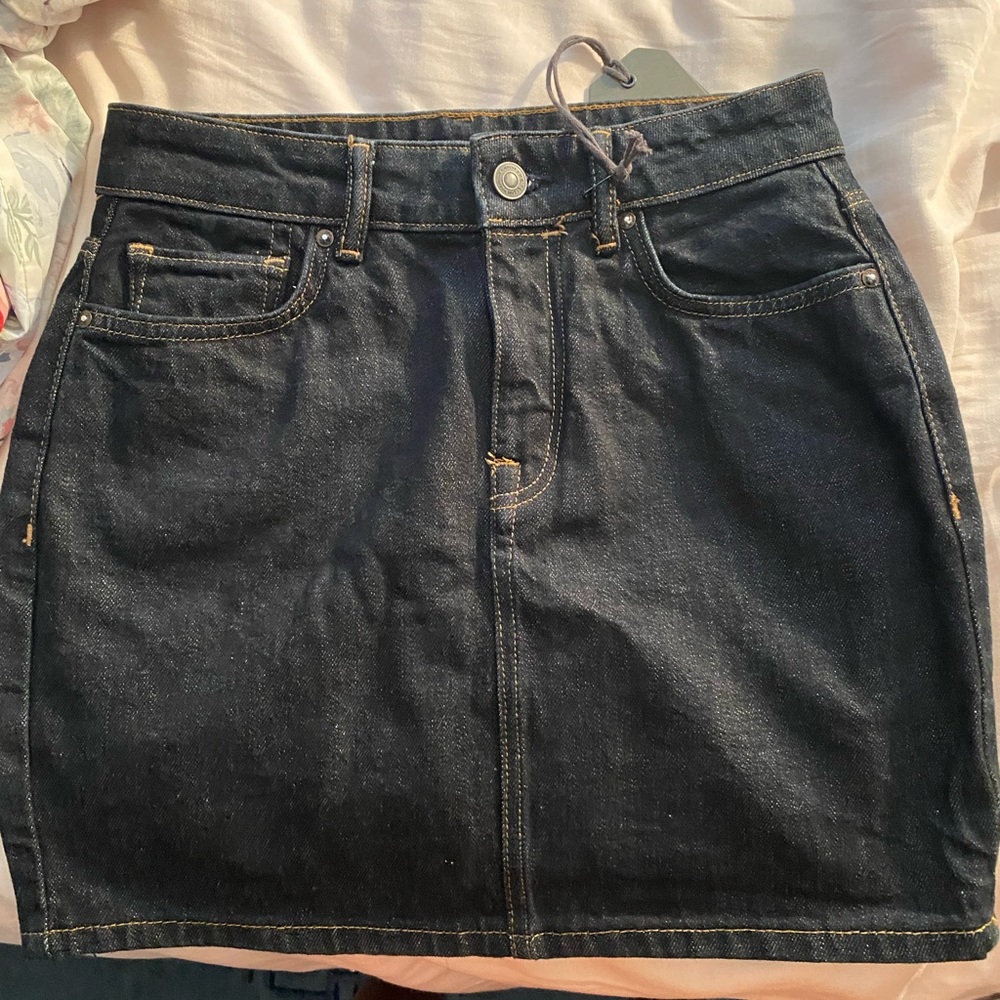 All Saints Denim Skirt